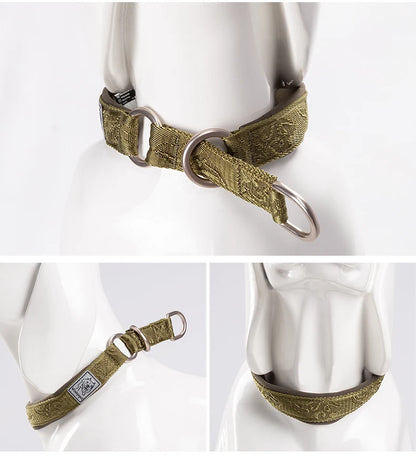 TRUELOVE Pet Collar Nylon Webbing P-chain Explosion-proof Neoprene Padding Pets Running Training Large Medium Small Dogs YC1851