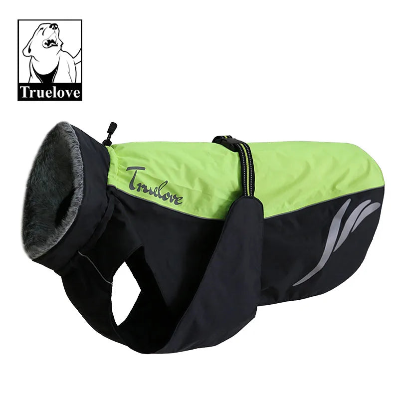 Truelove Waterproof Dog Winter Coat Vest Outdoor Reflective Walking Warm Pet Jacket Clothes for Large Small Dogs TLG2371