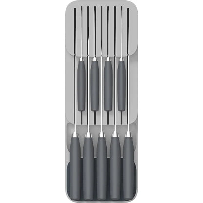 Knife Storage Box Kitchen Drawer Cutlery Storage Tray Knife Holder Organizer Knife Block Rack Storage and Drawer Organizer