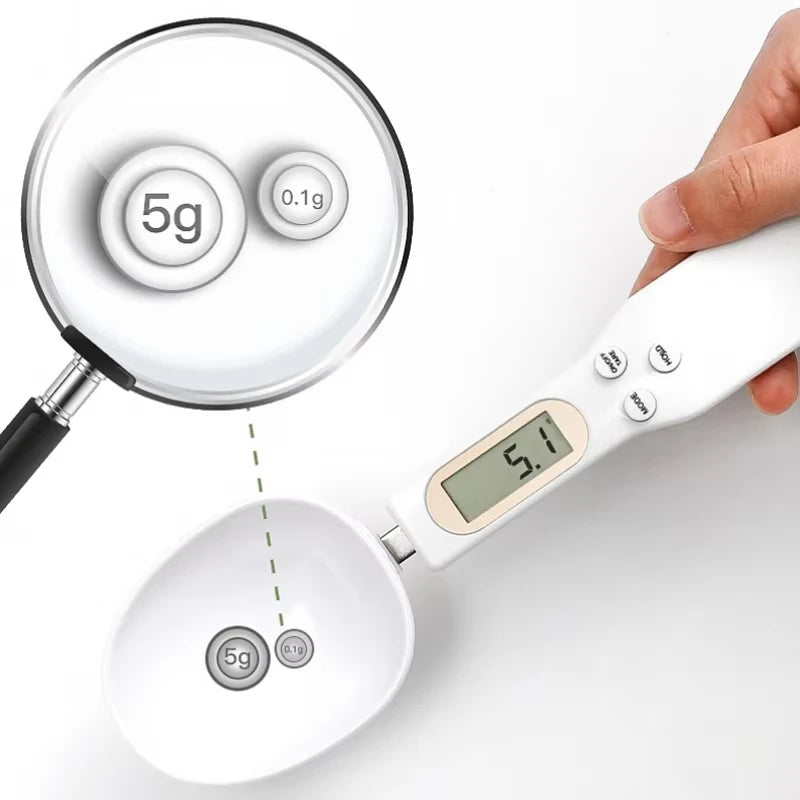 1pcs Electronic Measuring Spoon Scale Kitchen Tools Portable Electronic Scale LCD Digital Measuring Food Digital Spoon Scale