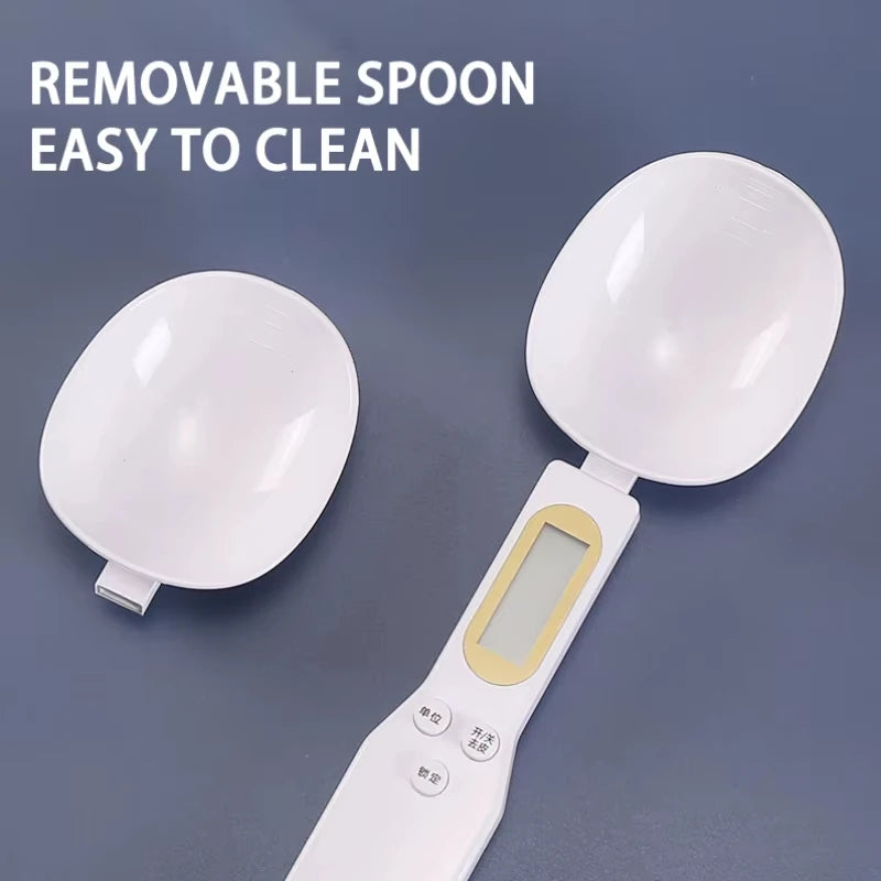 1pcs Electronic Measuring Spoon Scale Kitchen Tools Portable Electronic Scale LCD Digital Measuring Food Digital Spoon Scale