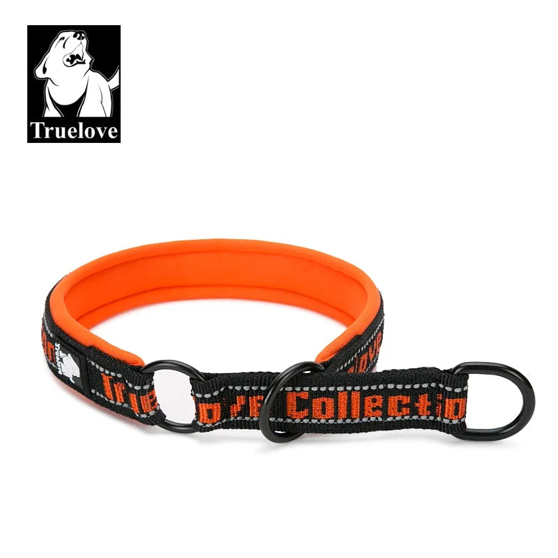 Truelove P-Chain Nylon Pet Collar Adjustable Reflective SBR Neoprene Pull-resistant Explosion-proof Dog and Cat Travel TLC5371